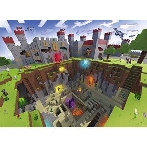 Puzzle Minecraft 49x36 cm 300 pièces