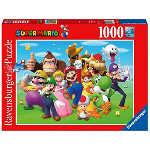 Puzzle Super Mario blanc 70x50 cm 1000 pièces