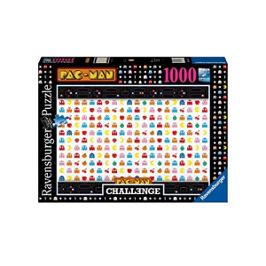 Puzzle Pac-Man multicolore 70x50 cm 1000 pièces