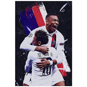 Puzzle Kylian Mbappé sans cadre 75x50 cm 1000 pièces